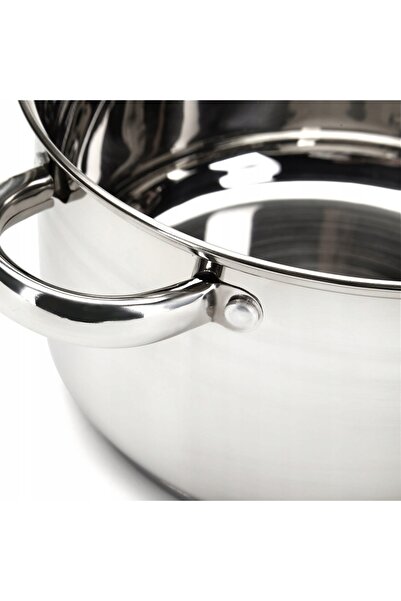 NO BRAND Set de vase de gătit Florina Anter 8 piese, pentru inducție, inox