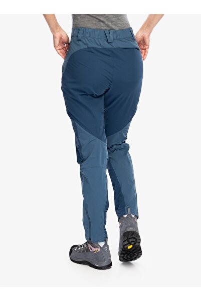 Rab Pantaloni softshell de damă Torque Mountain albaștri 14_L