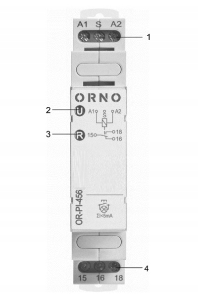 Orno RELEU OR-PI-456/24UC