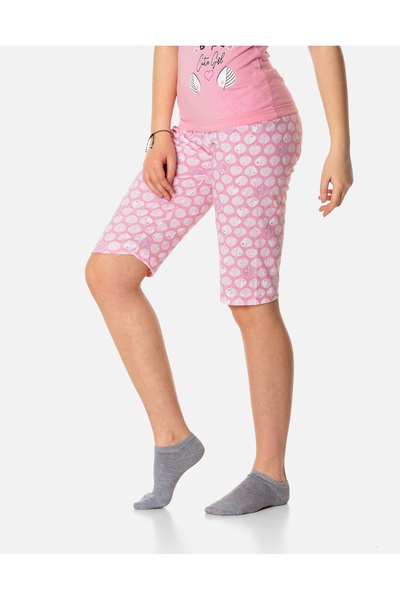NO BRAND Pijamale subțiri pentru femei, din bumbac, cu mânecă scurtă și panta...