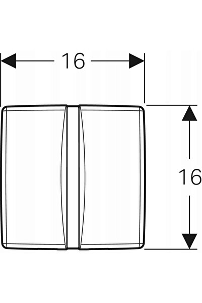 NO BRAND Geberit Ventil de spălare electronic pentru urinal Crom-mat 115.802....