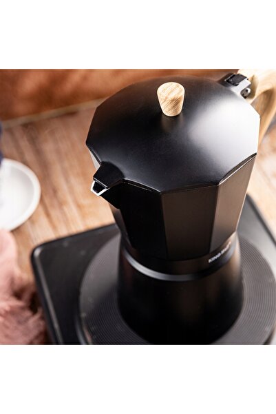 NO BRAND Espressor din oțel, pentru inducție și gaz, 12 căni, 600 ml