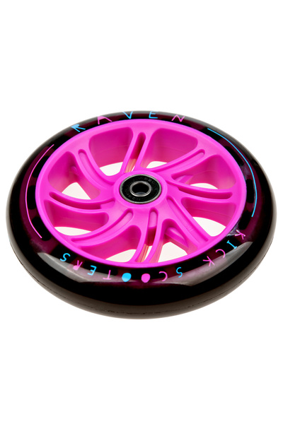 NO BRAND Roți trotinetă Raven Elena Negru LED 145mm 2 bucăți Rulmenți Abec-9