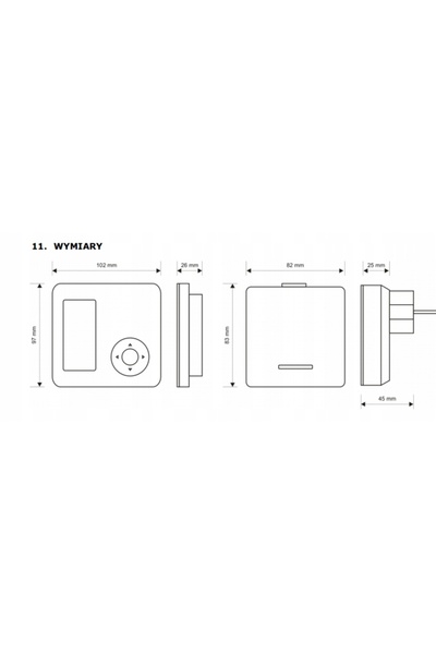 NO BRAND CONTROLER TERMOSTAT DE CAMERĂ FĂRĂ FIR E4040 SMART-WI-FI NET