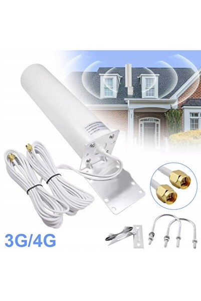 NO BRAND Antenă Wifi 3G 4G, Antenă Multidirecțională, Adaptor SMA TS9/CRC9