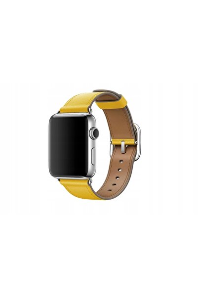 NO BRAND Curea Originală Apple Watch Cataramă Clasic Piele Sunflower 38mm