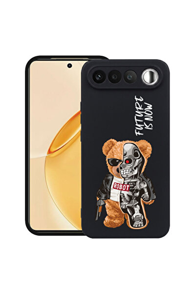 bestcase ®   Θήκη TPU Υπέρλεπτη Husa για Realme 16, Μισό Ρομπότ Μισό Αρκουδάκ...