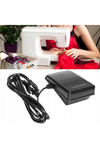NO BRAND PEDALĂ UNIVERSALĂ DE REGLARE PENTRU MAȘINA DE CUSUT – CONECTOR ROTUN...