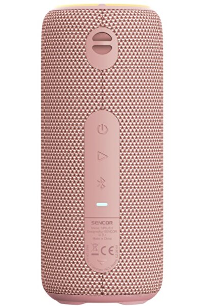 NO BRAND Boxă portabilă 3600mAh TWS Bluetooth LED Sencor Sirius 2 Roz 20W