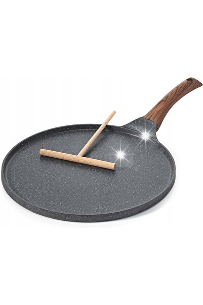 NO BRAND Tigaie pentru clătite antiaderentă, compatibilă cu inducție și gaz, ...