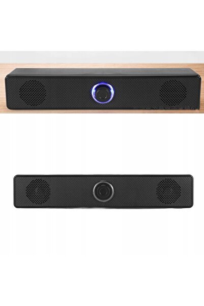 NO BRAND Mini soundbar, difuzoare pentru computer 2.0, cu conexiune USB, pent...