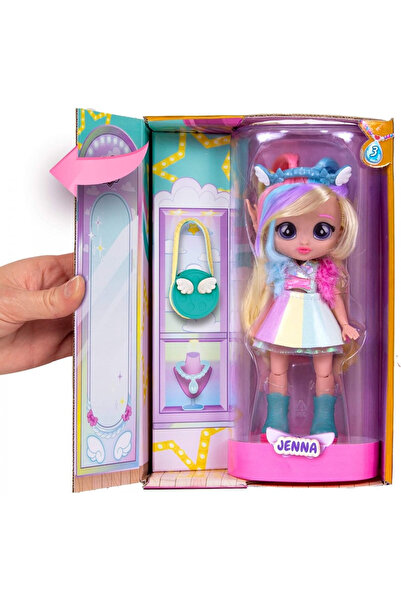 NO BRAND Păpușă Cry Babies BFF Talents Jenna actriță păr lung + accesorii S3 3+