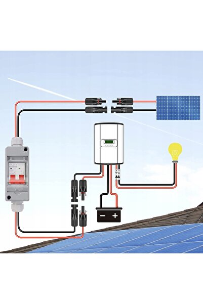NO BRAND COMUTATOR PENTRU PANOU SOLAR 500 V 32 A, DISJUNCTOR PV DC, CUTIE DE ...