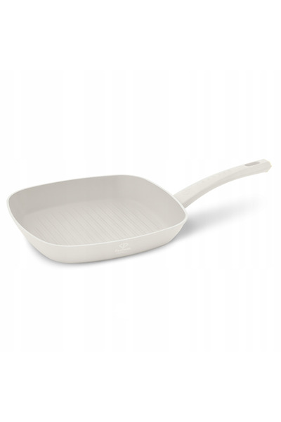 NO BRAND Tigaie grill 28 cm, Fashion FTV-0064 Matte Cream-Gold