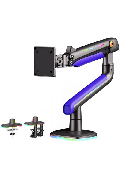NB ERGONOMIC ذراع شاشة ألعاب | زنبرك غازي | دوران 360 درجة | RGB | مناسب لمقا...