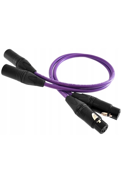 NO BRAND Melodika Md2X100 Purple Rain Cablu audio XLR 2 X XLR - 2 X XLR 10m