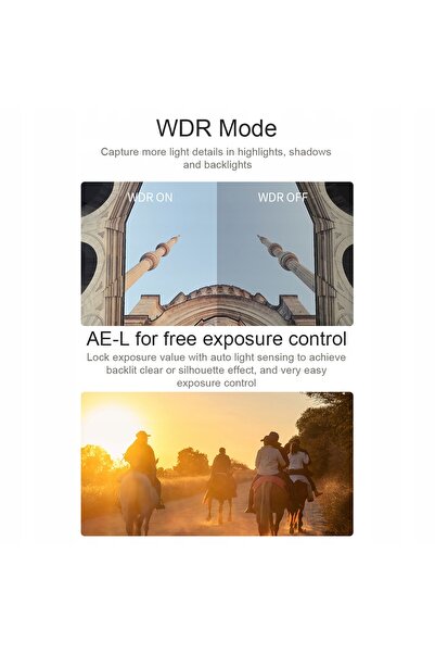 NO BRAND Cameră video digitală Wifi Ordro M3