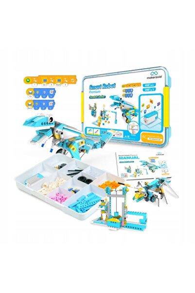 NO BRAND Makerzoid Robot Inteligent Blocuri de Construcție Premium 200 în 1 A...