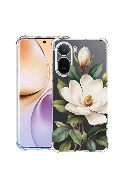 bestcase ®   Husă Antișoc pentru Xiaomi Redmi A7 Pro, Florală - Magnolie Albă...