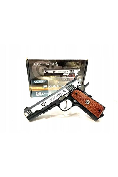 NO BRAND Armă Airsoft CO2 Colt Special Combat Classic BB-uri de 4.5 mm