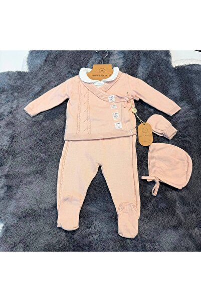 Mummys Love 5-Piece Double-Breasted Knitwear Baby Set - 100% Natural Cotton -...