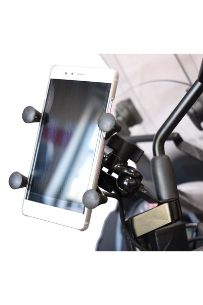 NO BRAND Suport de telefon cu oglindă și montură USB pentru ATV UTV