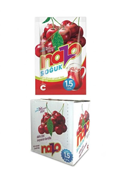 NAZO Vişne Aromalı Toz İçicek 24Lü Paket