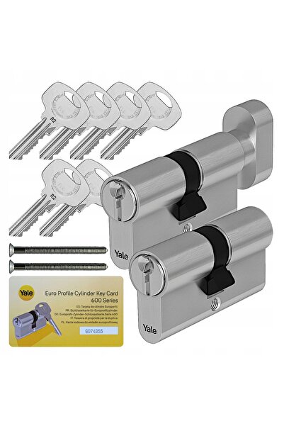 NO BRAND Yale Y600 Inserții 30/50+30g/50 Nichel Kl.C