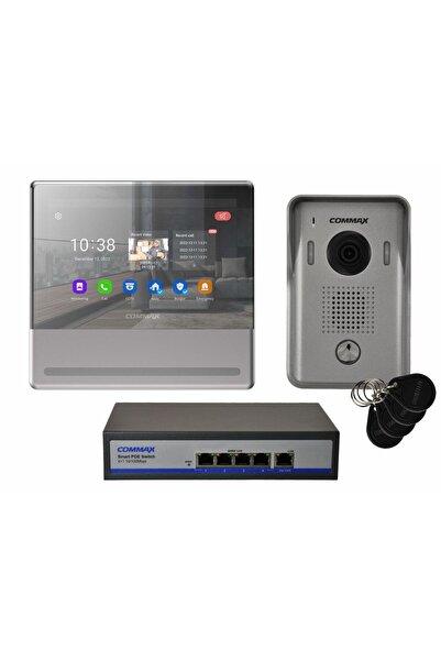 commax Kit interfon video IP Cip-70Qpt Neo Silver Set 2