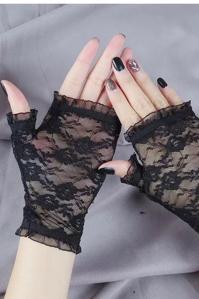 Giraffe Lace Gloves Party Wedding Prom Evening Dress Gloves for Costume