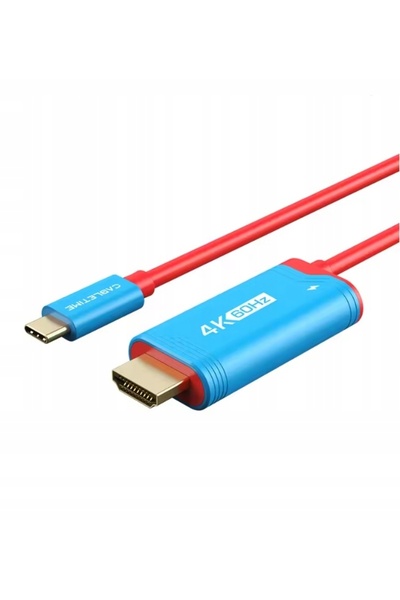 NO BRAND Cablu adaptor convertor TV Nintendo Switch USB-C 4K HDMI USB 3.1 PD ...