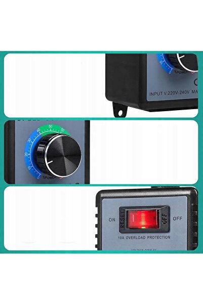 NO BRAND Controler de viteză motor 4000W 230V pentru polizor unghiular/suflantă