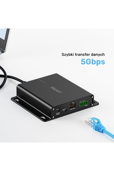 NO BRAND Unitek 5 Gb/S 100m Extensor USB prin Ethernet cu Hub