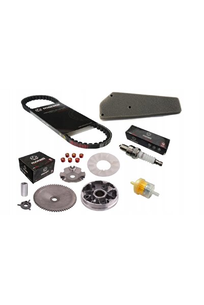 NO BRAND Kit de reparații demaror scuter 4T GY6, Curea variator, Filtre, Bujie