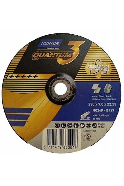 NO BRAND Disc abraziv 230X7,0 Metal Inox Quantum 3