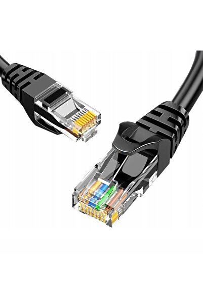 NO BRAND Cablu de rețea LAN RJ45 Ethernet Internet Spiralat Patchcord UTP Cat...
