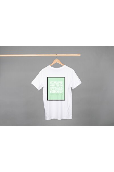 Noname Tricou Unisex Bumbac Premium Casual " Nu iti face griji! " Inscriptie