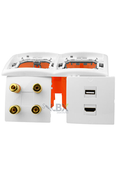 Kontakt-Simon Priză de perete încastrată cu 1USB 1HDMI 4G