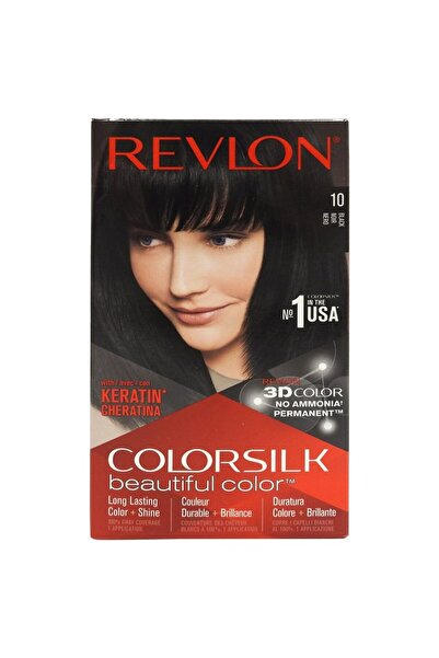 Revlon Vopsea pentru Par, Color Silk, 10 Black
