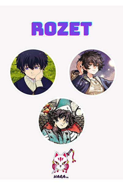 Hara Company Witch Hat Atelier Animesi Agott Rozet Seti / Çanta Süsü