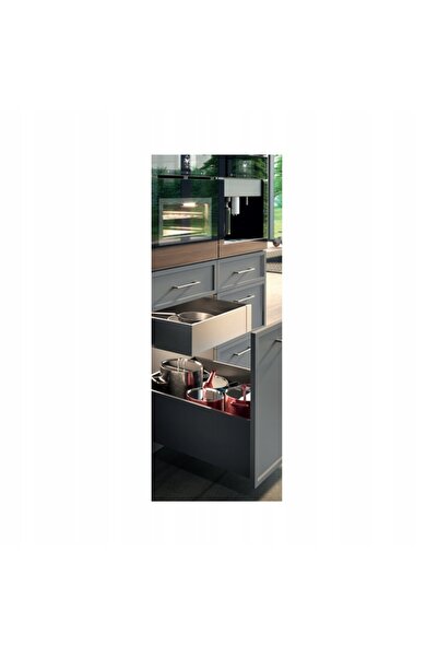 GTV Sertar AXIS PRO H120 L500, mecanism silențios, antracit, PB-AXISPRO-KPL500B