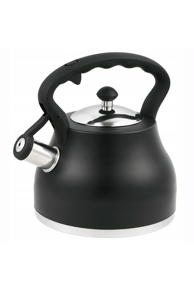 NO BRAND Fierbător tradițional cu fluier 2.7l, pentru inducție și gaz, din oț...