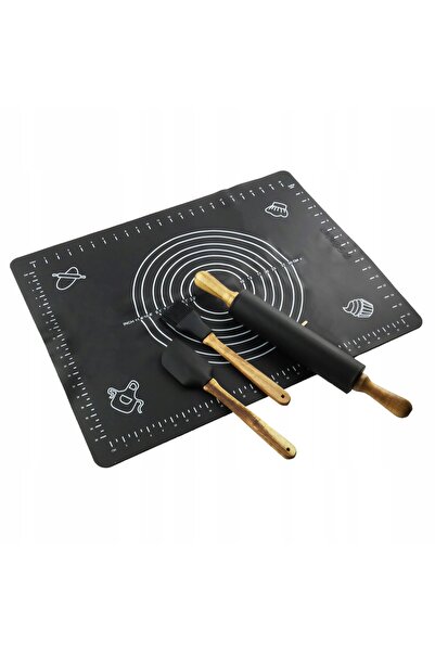NO BRAND Tavă de silicon 60x45cm pentru bucătărie + Accesorii