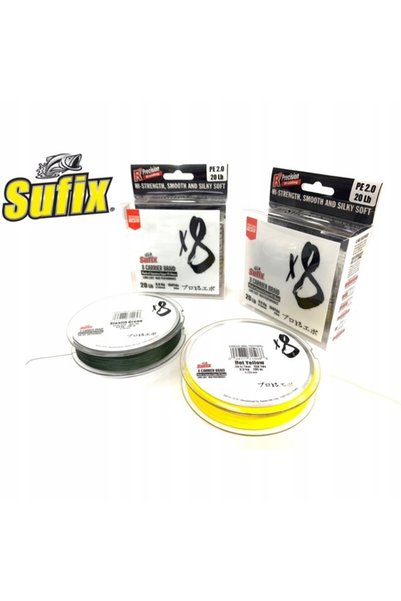 NO BRAND Sufix x8 Braid 150m 0,235mm Verde Stealth