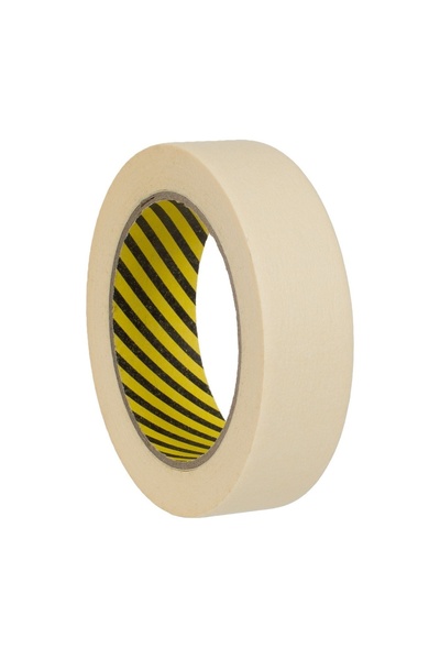 OEM Bandă adezivă de mascare, model mascare, bej, 35m x 2.9cm – fixare, izola...
