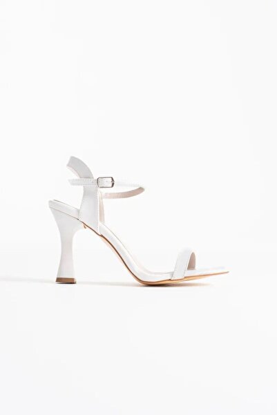 Belinora Women's White Single Strap Sandals Tr20My10B