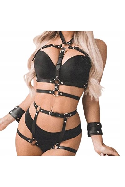 NO BRAND Lenjerie erotică Ham de corp reglabil BDSM