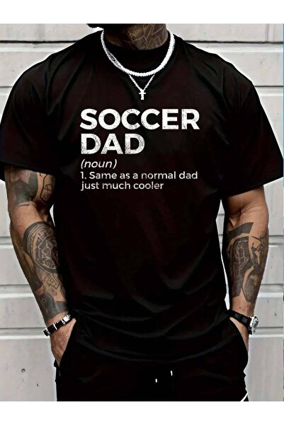 799 100% Cotton Funny Soccer Dad Definition T-Shirt Men's Women's Vintage Sum...