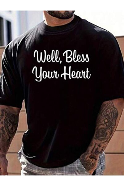 9TAY 100% قطن Well Bless Your Heart - تي شيرت نسائي رجالي برسومات جرافيكية، ق...