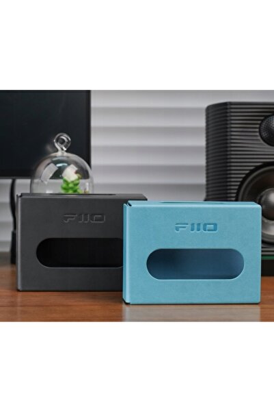 NO BRAND Husă de protecție din piele PU neagră pentru casetofon Fiio SK-CP13